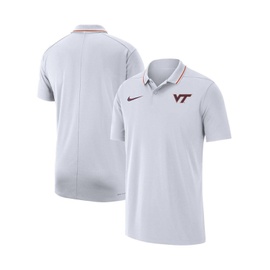 Nike Mens White Virginia Tech Hokies Coaches Performance Polo Shirt 16326729