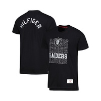 Tommy Hilfiger Mens Black Las Vegas Raiders Liam T-shirt 16581018