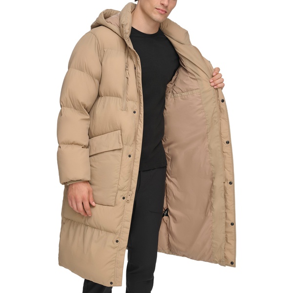 DKNY DKNY Mens Quilted Hooded Duffle Parka 16218242