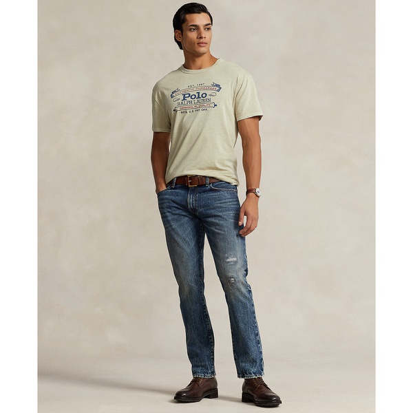 폴로랄프로렌 폴로 랄프 로렌 Polo Ralph Lauren Mens Classic-Fit Graphic Slub Jersey T-Shirt 15890236