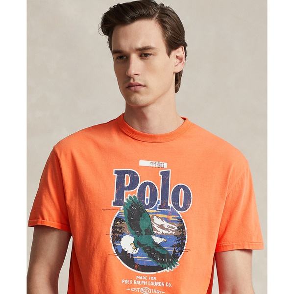 폴로랄프로렌 폴로 랄프 로렌 Polo Ralph Lauren Mens Classic-Fit Jersey Graphic T-Shirt 15890235