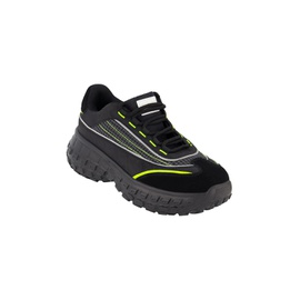 DKNY Mens Mixed Media Low Top Lightweight Sole Trekking Sneakers 17063917