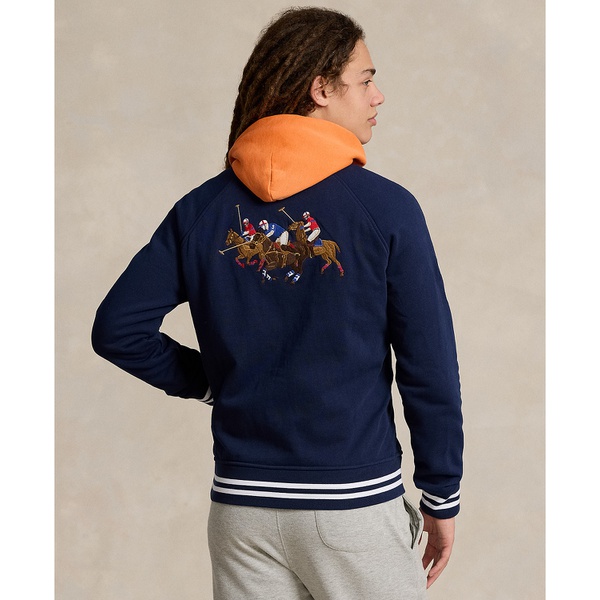폴로랄프로렌 폴로 랄프 로렌 Polo Ralph Lauren Mens Triple-Pony Fleece Baseball Jacket 16795196