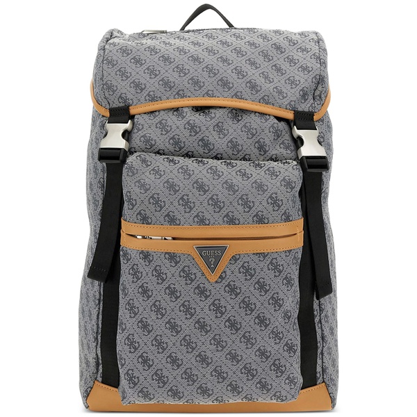  GUESS Mens Vezzola Jacquard Flap Backpack 17268472
