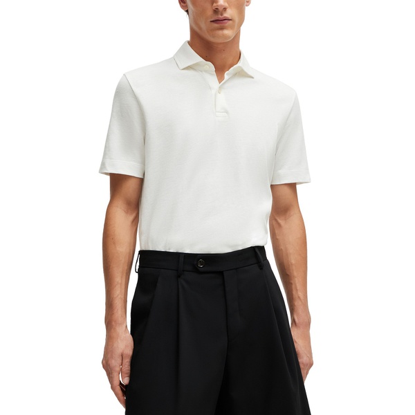 휴고보스 휴고 Hugo Boss Mens Regular-Fit Polo Shirt 17625775