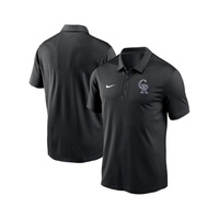 Nike Mens Black Colorado Rockies Agility Performance Polo Shirt 15784674