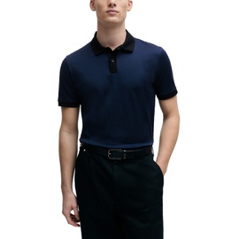 휴고 Hugo Boss Mens Structured Polo Shirt 17499067