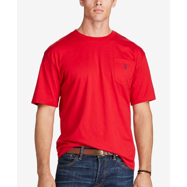 폴로랄프로렌 폴로 랄프 로렌 Polo Ralph Lauren Mens Big & Tall Crew-Neck Pocket T-Shirt 12837861