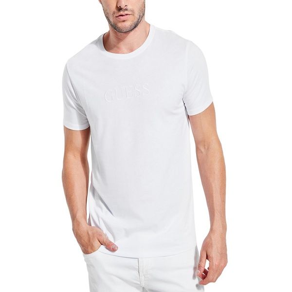  GUESS Mens Embroidered Logo T-shirt 8037650