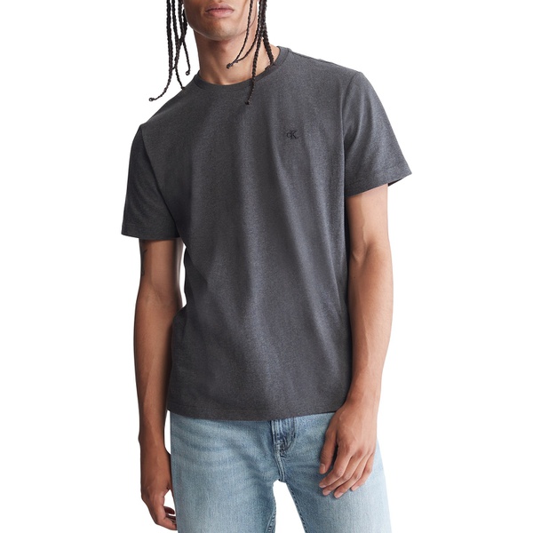 캘빈클라인 Calvin Klein Mens Smooth Cotton Solid Crewneck T-Shirt 16312630