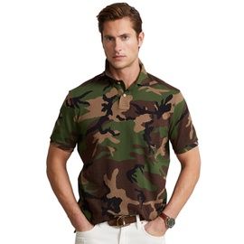 폴로 랄프 로렌 Polo Ralph Lauren Mens Classic-Fit Camo Cotton Mesh Shirt 13386087