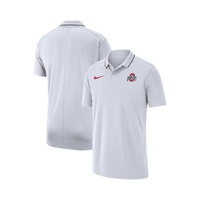 Nike Mens White Ohio State Buckeyes 2023 Coaches Performance Polo Shirt 16189583