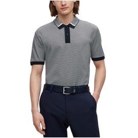 휴고 Hugo Boss Mens Regular-Fit Two-Tone Polo Shirt 15661843