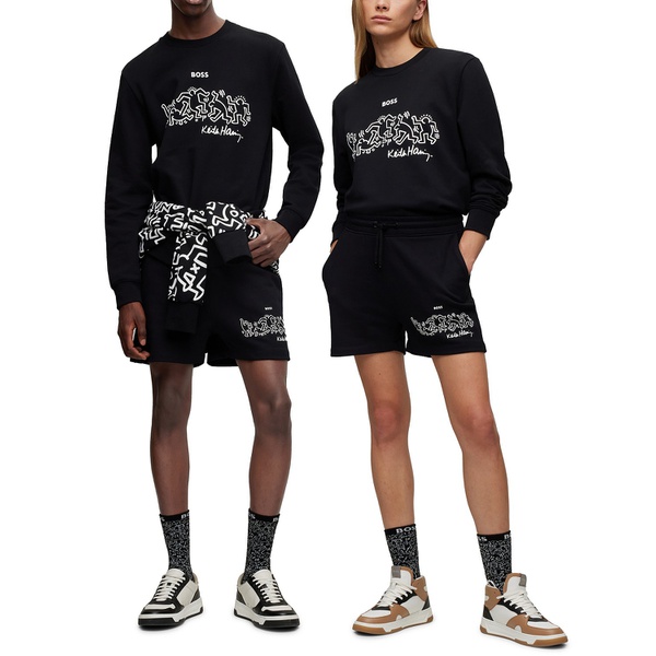 휴고보스 휴고 Hugo Boss Boss X Keith Haring Gender-Neutral Artwork Sweatshirt 16360992