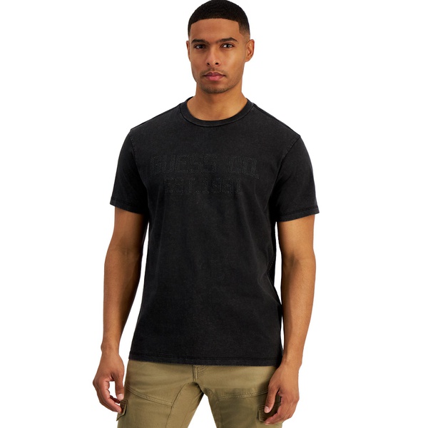  GUESS Mens Studded Logo T-Shirt 16911201