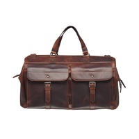 Mancini Mens Buffalo Dowel Rod Duffle Bag for Carry-On Travel 17151119