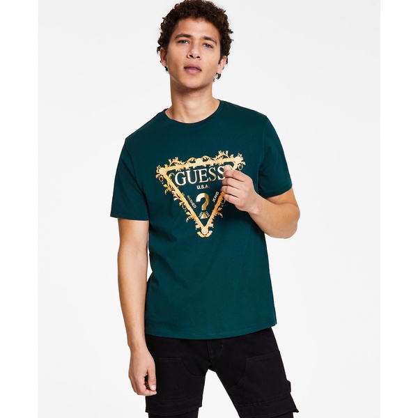  GUESS Mens Triangle Logo T-Shirt 17026827