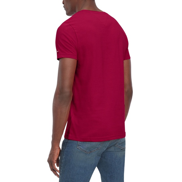 타미힐피거 Tommy Hilfiger Mens Embroidered Logo Slim-Fit Crewneck T-Shirt 15554927