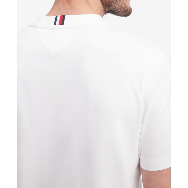 타미힐피거 Tommy Hilfiger Mens Embroidered Heritage Logo T-Shirt 17060332