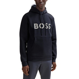 휴고 Hugo Boss Mens Logo Print Blend Hoodie 17230362