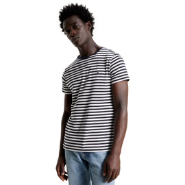 Tommy Hilfiger Mens TH Flex Slim-Fit Striped T-Shirt 15994357