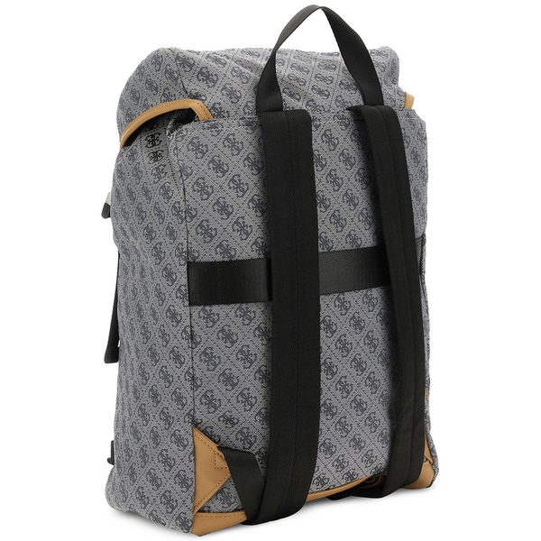  GUESS Mens Vezzola Jacquard Flap Backpack 17268472