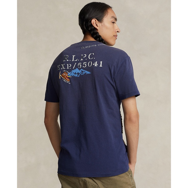 폴로랄프로렌 폴로 랄프 로렌 Polo Ralph Lauren Mens Classic-Fit Peace Climb Love T-Shirt 16800712
