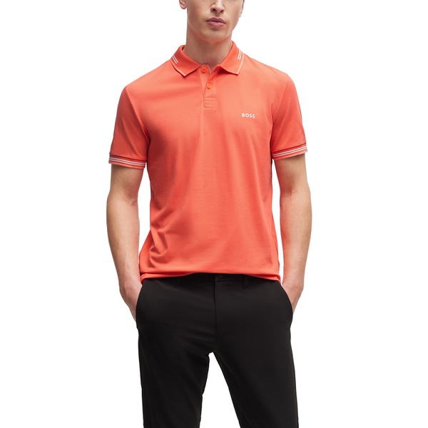 휴고보스 휴고 Hugo Boss Mens Branding Slim-Fit Polo Shirt 17625741