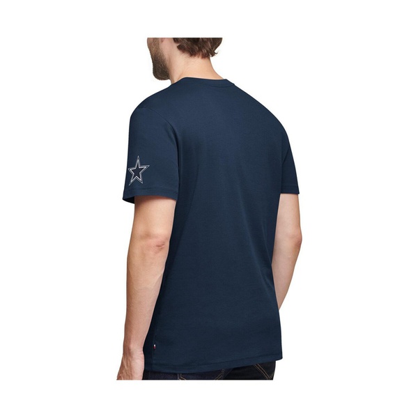 타미힐피거 Tommy Hilfiger Mens Navy Dallas Cowboys Insert T-shirt 13649463