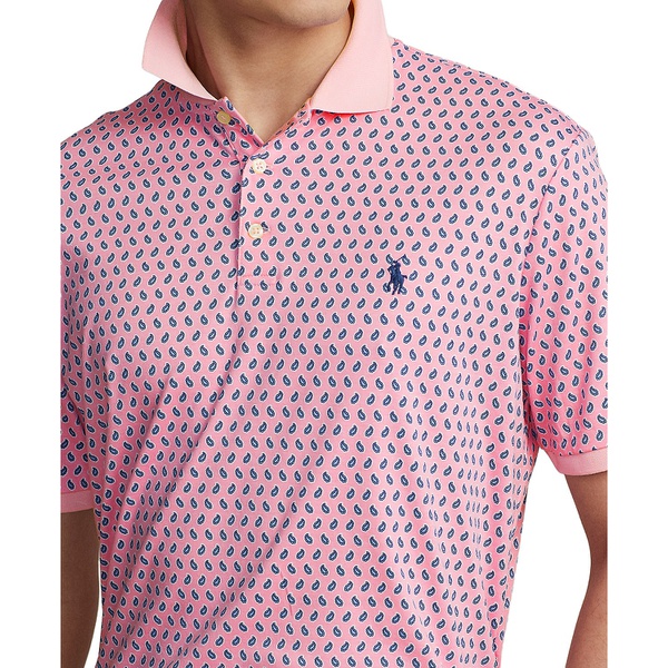 폴로랄프로렌 폴로 랄프 로렌 Polo Ralph Lauren Mens Classic-Fit Print Soft Cotton Polo Shirt 15071977