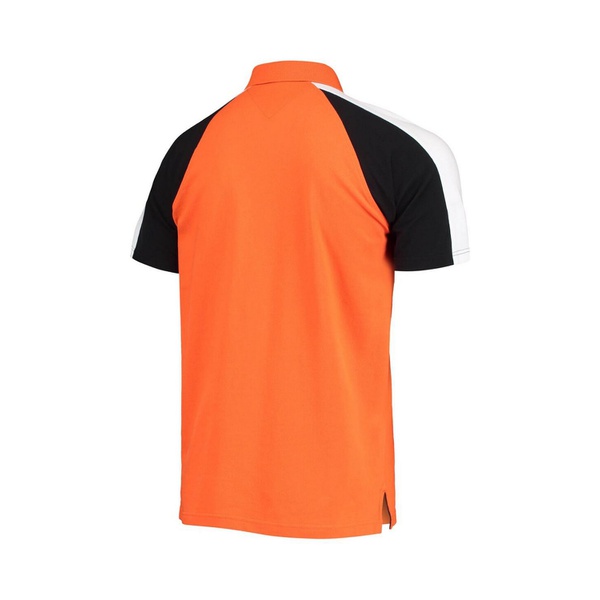 타미힐피거 Tommy Hilfiger Mens Orange White Denver Broncos Holden Raglan Polo Shirt 14723440