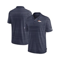 Nike Mens Navy Denver Broncos Sideline Lock Up Victory Performance Polo Shirt 15169684