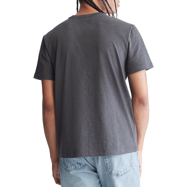 캘빈클라인 Calvin Klein Mens Smooth Cotton Solid Crewneck T-Shirt 16312630
