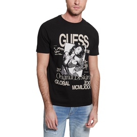 GUESS Mens Poster Girl Collage Short-Sleeve Crewneck T-Shirt 15721516