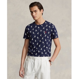 폴로 랄프 로렌 Polo Ralph Lauren Mens Classic-Fit Printed Jersey T-Shirt 15108775