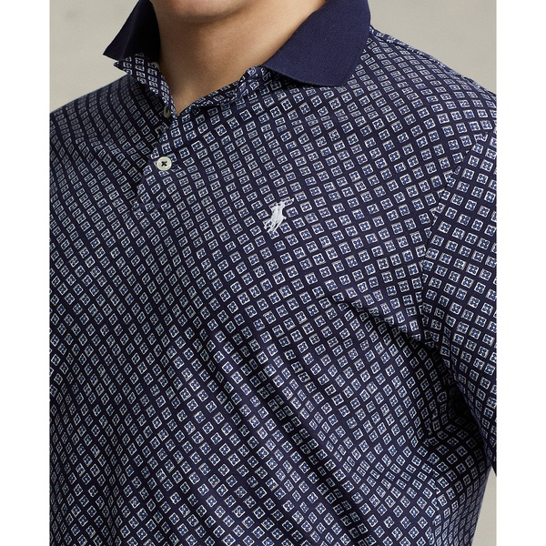 폴로랄프로렌 폴로 랄프 로렌 Polo Ralph Lauren Mens Classic-Fit Print Soft Cotton Polo Shirt 15071977
