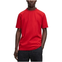 휴고 Hugo Boss Mens Detailed Collarband Relaxed-Fit T-shirt 15661769
