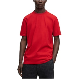 휴고 Hugo Boss Mens Detailed Collarband Relaxed-Fit T-shirt 15661769