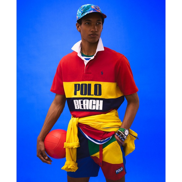 폴로랄프로렌 폴로 랄프 로렌 Polo Ralph Lauren Mens Cotton Classic-Fit Polo Beach Rugby Shirt 15107506