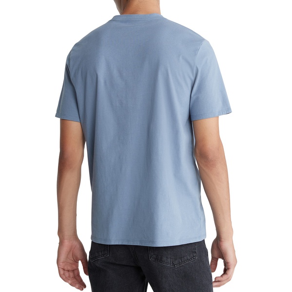캘빈클라인 Calvin Klein Mens Regular-Fit Cutoff Logo Cityscape Graphic T-Shirt 16631075