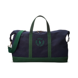 폴로 랄프 로렌 Polo Ralph Lauren Mens Logo-Embroidered Canvas Duffel Bag 15914384