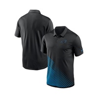 Nike Mens Black Carolina Panthers Vapor Performance Polo Shirt 17123497