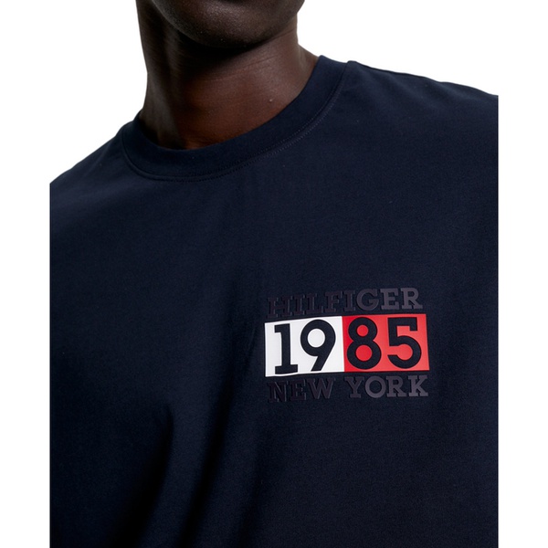 타미힐피거 Tommy Hilfiger Mens 1985 New York Logo Graphic T-Shirt 17268419