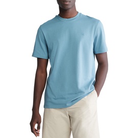 Calvin Klein Mens Smooth Cotton Solid Crewneck T-Shirt 13365087