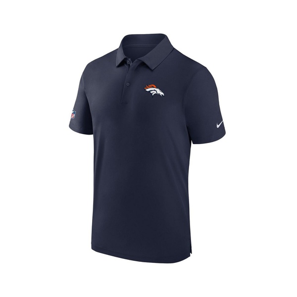 나이키 Nike Mens Navy Denver Broncos Sideline Coaches Dri-FIT Polo Shirt 17819644