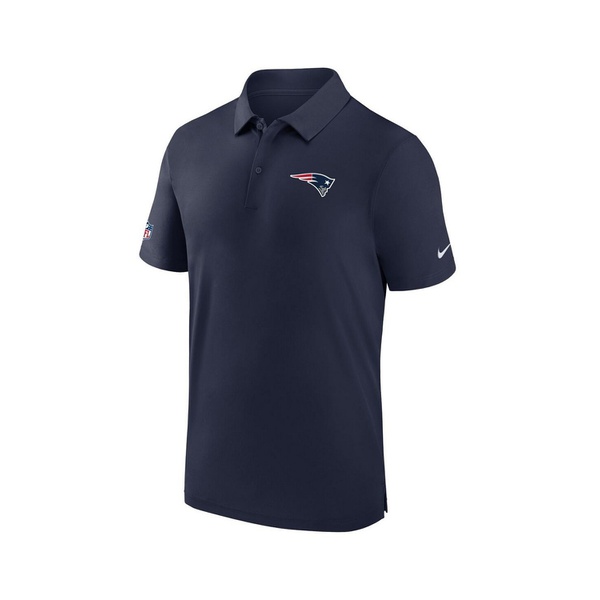 나이키 Nike Mens Navy New England Patriots Sideline Coaches Dri-FIT Polo Shirt 17924837