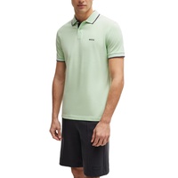 휴고 Hugo Boss Mens Branded Slim-Fit Polo Shirt 17625740