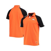 Tommy Hilfiger Mens Orange White Denver Broncos Holden Raglan Polo Shirt 14723440