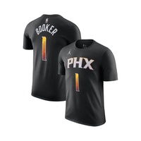 Jordan Mens Devin Booker Black Phoenix Suns 2022/23 Statement 에디트 Edition Name and Number T-shirt 15169491