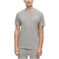 휴고 Hugo Boss Mens Cotton-Jersey Regular-Fit Logo Patch T-shirt 15476016